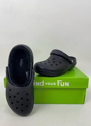 Снижка!! crocs lined clog; утепленные сабо crocs; кроксы утепленные