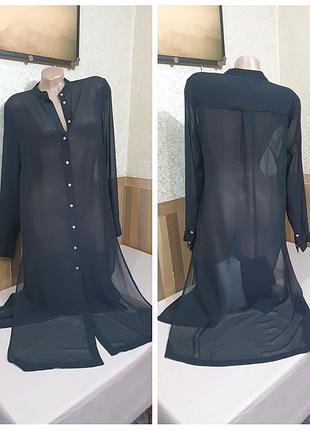 Удлиненная рубашка. h&amp;m.