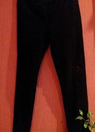 Брюки стрейч з паєтками