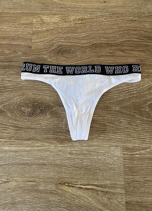 Шикарні, базові, трусики, бікіні, котонові, білого, кольору, від бренду: h&m 👌