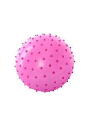 Мяч массажный ms 0022, 4 дюйма (розовый)1 фото