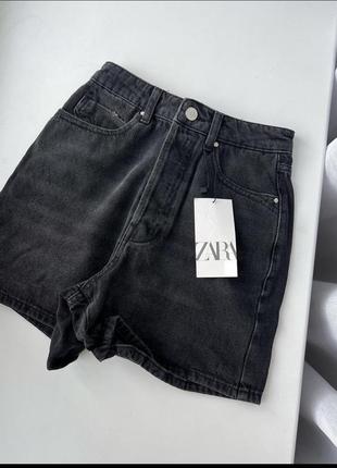 Джинсовые шорты zara3 фото