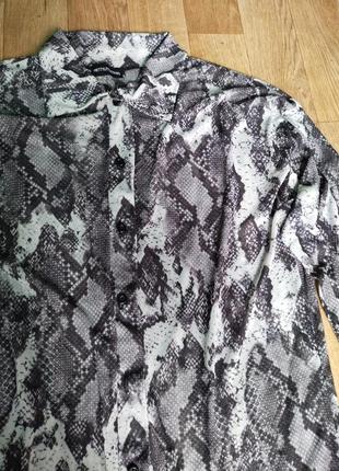 Кружевная полупрозрачная блуза prettylittlething2 фото