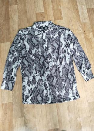 Кружевная полупрозрачная блуза prettylittlething1 фото