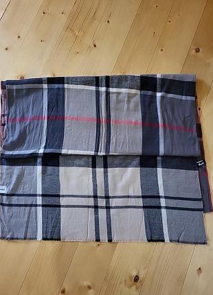 Унисекс шарф палантин barbour
