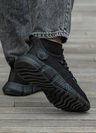 Кросівки adidas all black9 фото