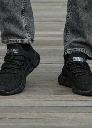 Кросівки adidas all black8 фото