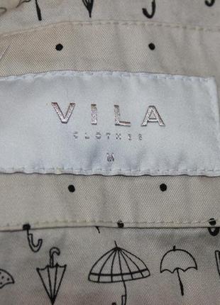 Супер плащ в горошек , тренч ,  пальто vila clothes4 фото