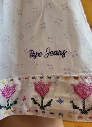 Блуза майка топ вышиванка pepe jeans
