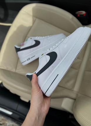 Кросівки nike air force 1 white reflective3 фото