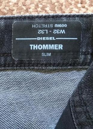 Diesel thommer джинси slim fit оригінал (w32 l32)9 фото