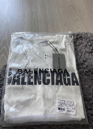 Рваная футболка в стиле balenciaga xs3 фото