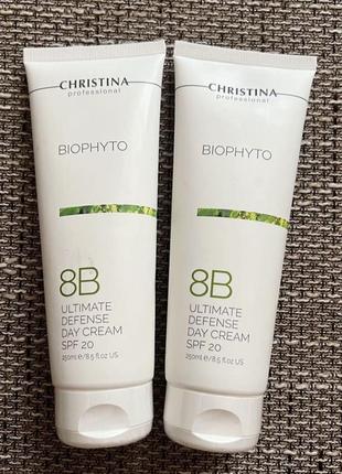 Денний крем для обличчя christina bio phyto 8b ultimate defense day cream spf 20