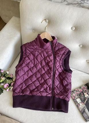 Марсалова балонова безрукавка