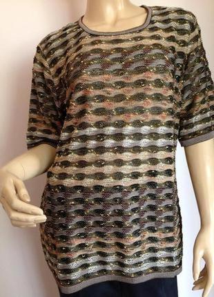 Вискозная блуза tricot! италия!