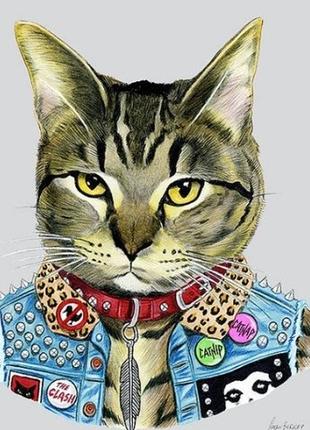 Mao mao майка летняя топ с принтом кот