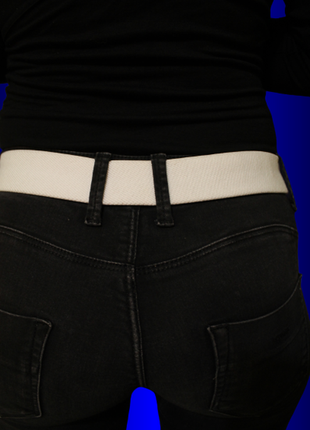 Richmond пояс ремінь на ризинці шкірзам шкіряний білий з пряжкою широкий ремінець під джинси брюки3 фото