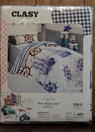 Покрывало подростковое с наволочкой clasy 180х230 см marine