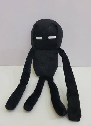 Мягкая игрушка герой игры майнкрафт странник (enderman) 26 см с ножками
