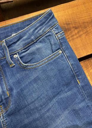 Женские джинсы (штаны, брюки) zara (зара срр идеал оригинал синие )7 фото