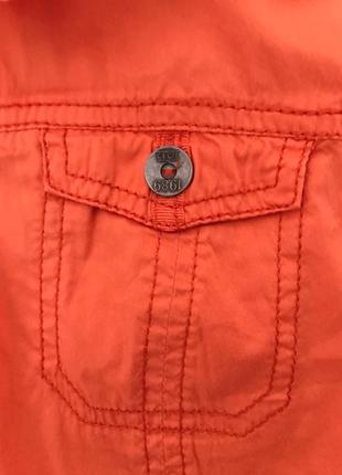 Стильная рубашка - сафари яркого оранжевого цвета от cecil, размер  xl8 фото