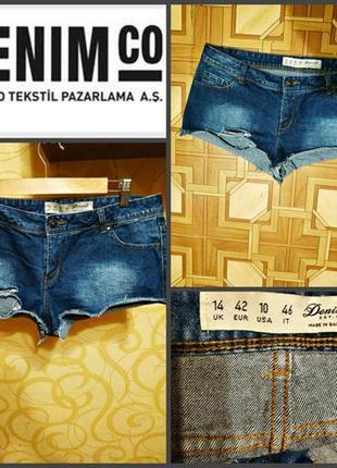 Зручні короткі джинсові шорти бренду denim&co