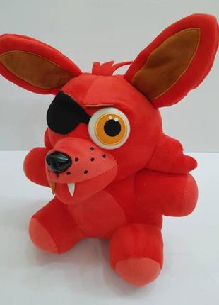 М'яка іграшка фоксі (foxy) герой  п'ять ночей з фредді (five nights at freddy's). 25 см