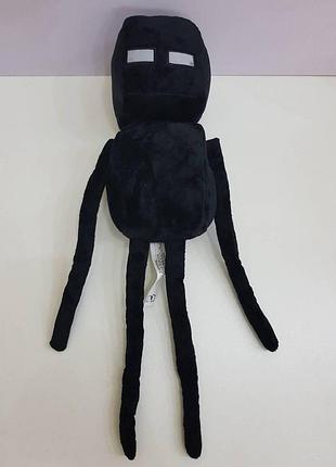М'яка іграшка герой гри майнкрафт мандрівник (enderman) 45 см. з ніжками