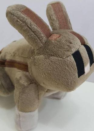 М'яка іграшка герой гри майнкрафт кролик (rabbit) 18 см2 фото
