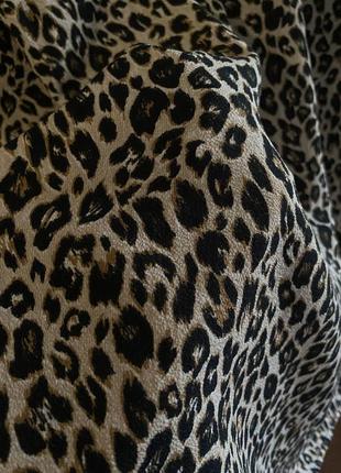 Леопардовое летнее платье3 фото