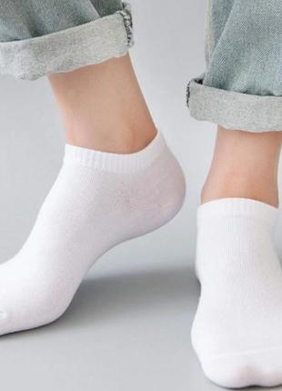 Короткі базові якісні шкарпетки набори від 5 пар білі чорні сірі набір носків носки2 фото