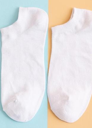 Короткі базові якісні шкарпетки набори від 5 пар білі чорні сірі набір носків носки5 фото