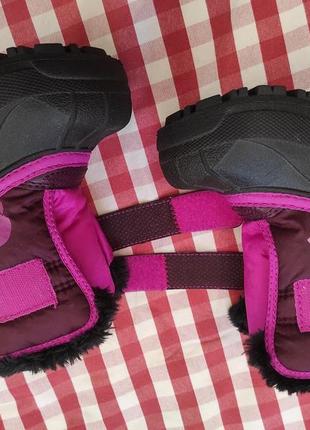 Детские сапоги sorel toddler цвет фиолетовый ботинки sorel сноубутси sorel5 фото