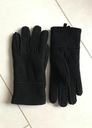 Перчатки кожаные зимние утеплённые женские opus размер m/l