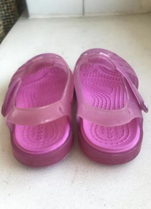 Кроксы босоножки crocs c7 22р. 14,5см.5 фото