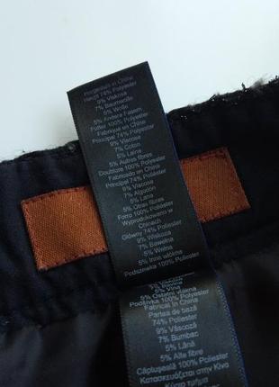 Теплая / утепленная юбка миди из фактурной ткани6 фото