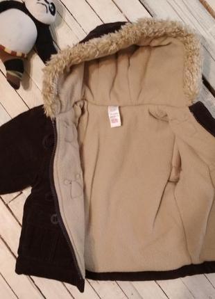 Красивая теплая куртка пальто для малыша9 фото