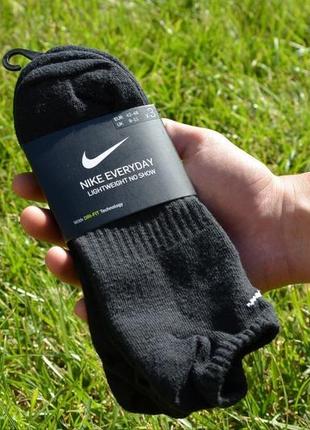 Оригінальні шкарпетки nike, низькі чорні шкарпетки