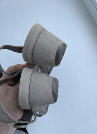 Кожаные  босоножки ara 38-38,5 р. сандалии, кожа, замша, в стилі hogl, clarks gabor3 фото