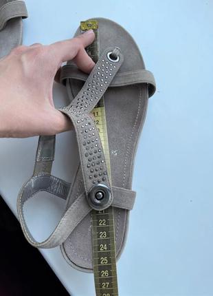 Кожаные  босоножки ara 38-38,5 р. сандалии, кожа, замша, в стилі hogl, clarks gabor5 фото