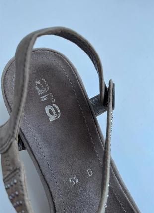 Кожаные  босоножки ara 38-38,5 р. сандалии, кожа, замша, в стилі hogl, clarks gabor6 фото