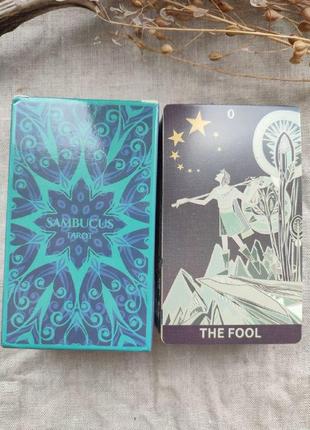 Гадальные карты бузинное таро sambucus tarot deck зеленая колода карт таро бузины