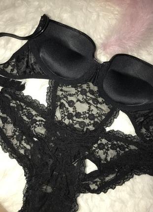 🌿кружевной боди с мехом victoria’s secret игровой костюм6 фото