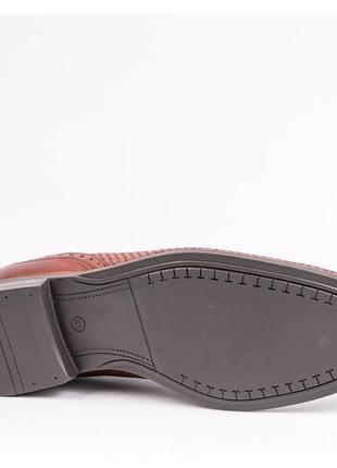 Туфли tapi с перфорацией, коричневые 40 41 42 размер3 фото