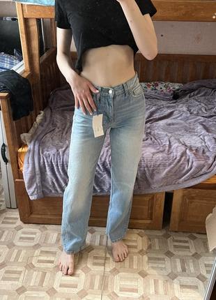 Джинси зара zara barrel wide leg  прямі2 фото