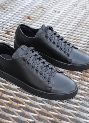 Черные мужские кеды, качественная обувь5 фото