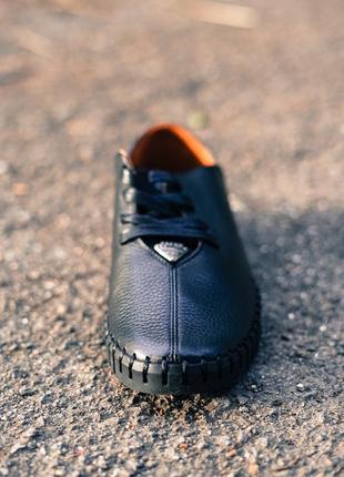 Мокасины prime shoes черные4 фото