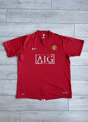 Футбольная футболка манчестер юного manchester united nike football jersey