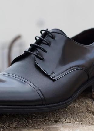 Изысканный стиль – черные туфли ікос 42 и 43 размер5 фото