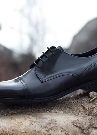 Изысканный стиль – черные туфли ікос 42 и 43 размер8 фото